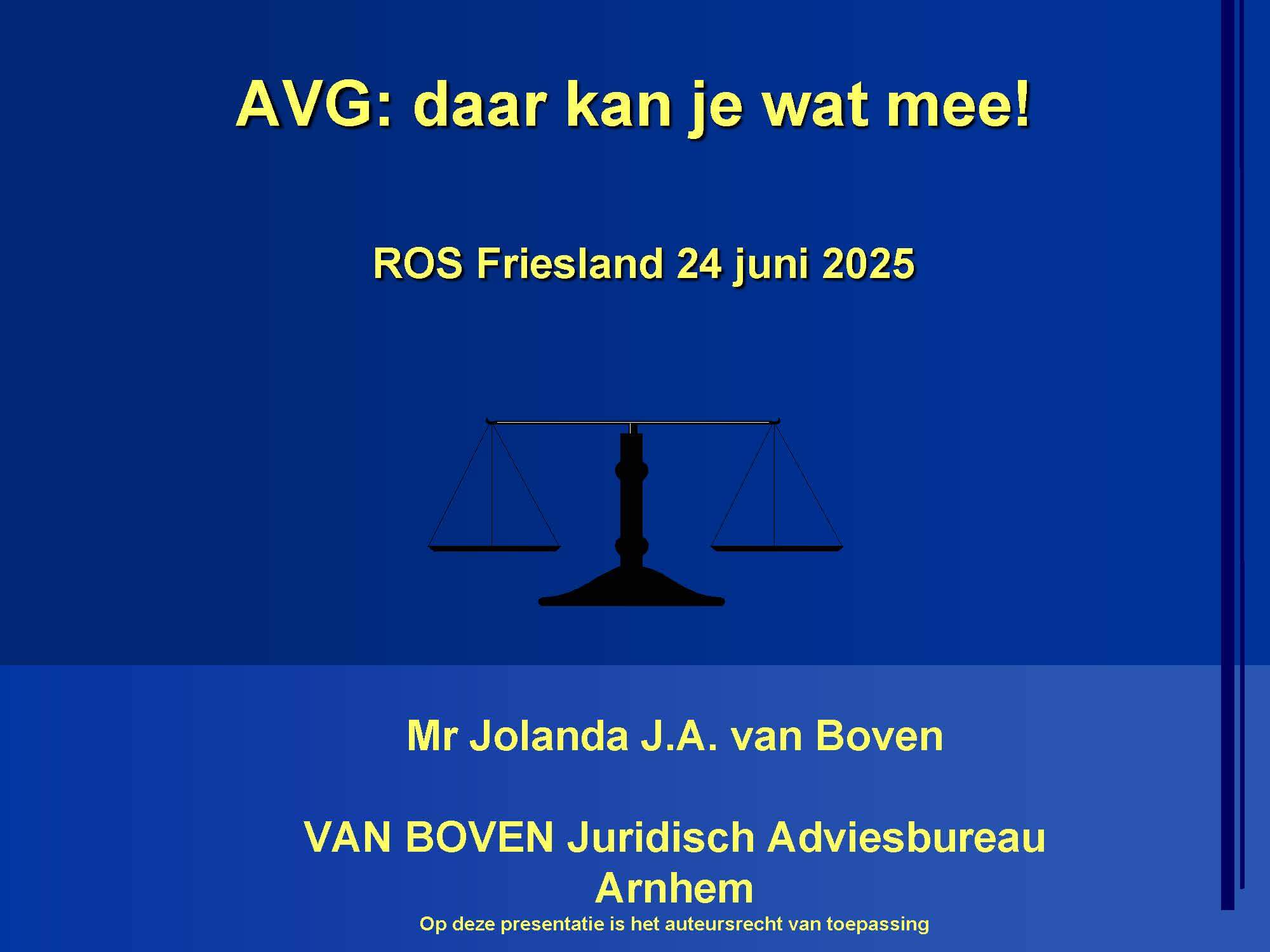 Webinar AVG, daar kan je wat mee!